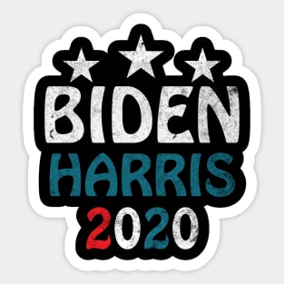 Biden Harris 2020 Distressed Vintage election Democratic Kamala Sticker